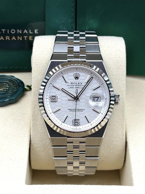 Rolex Royale Land-Dweller Silver — Acier inoxydable