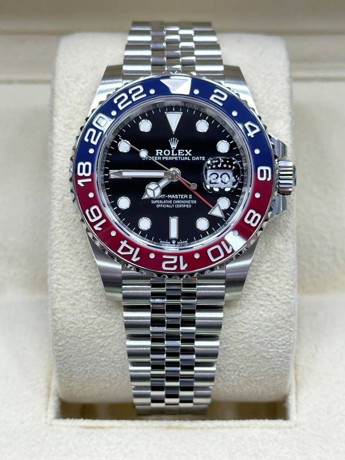 GMT-Master Pepsi Steel — Bracelet acier jubilé