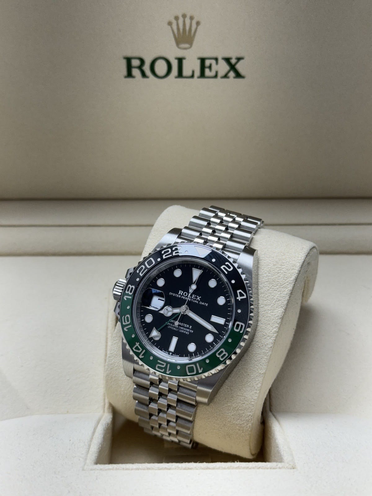 GMT-Master Green Steel — Bracelet acier jubilé
