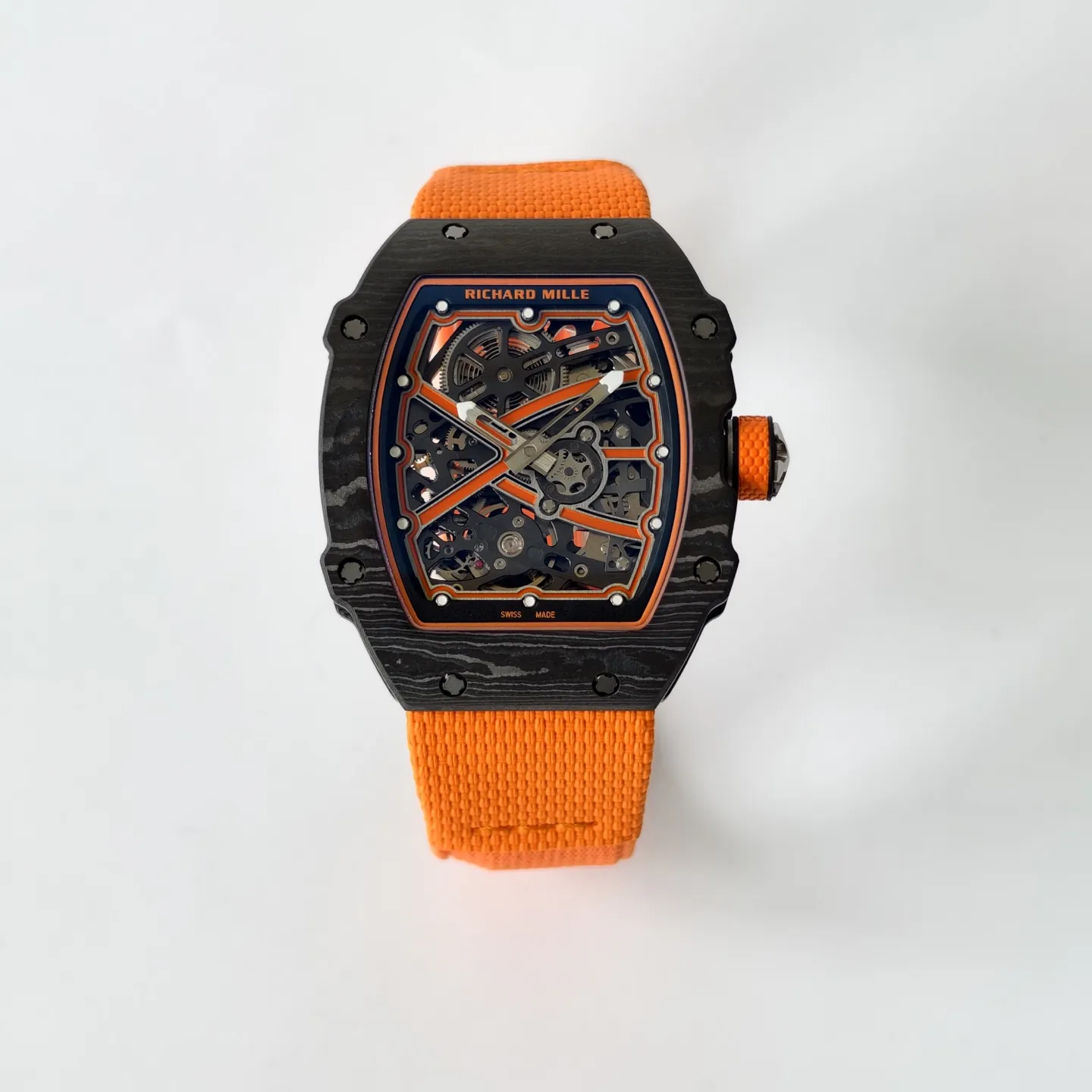 Skeleton Orange Carbon — Caoutchouc orange